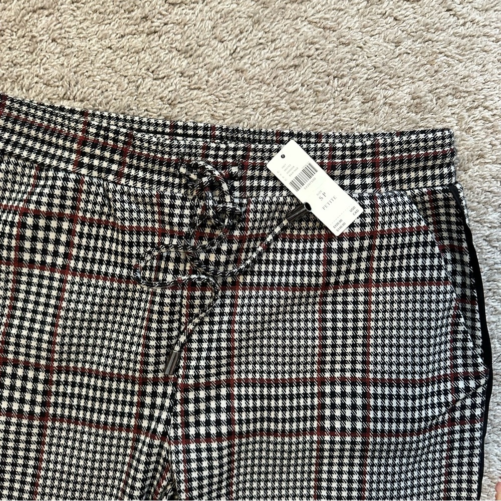 Black and White Plaid slacks